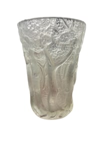 Art Deco Frosted Glass Vase by Josef Inwald