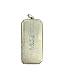 Antique Foster & Bailey Sterling Silver Locket Pendant