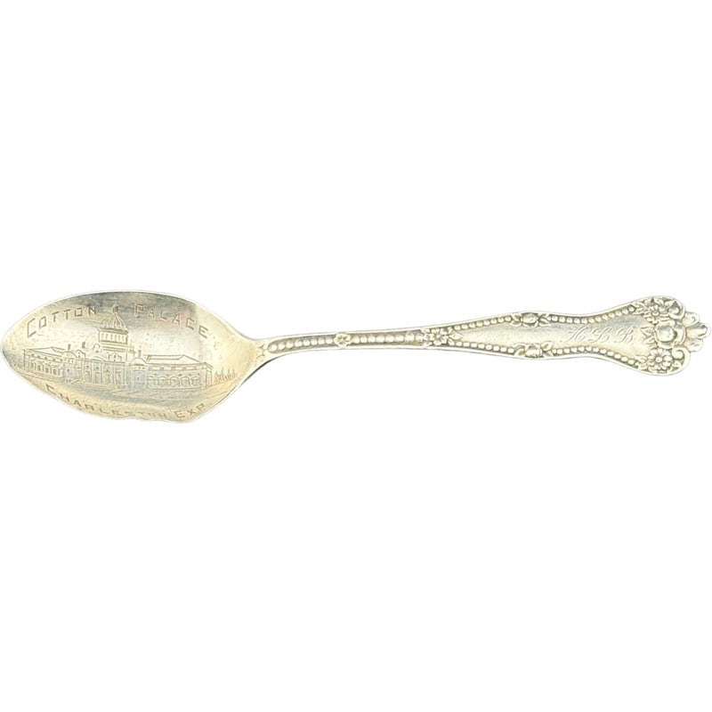 Charleston estate - Souvenir Spoon Cotton Palace Charleston SC Sterling (1 of 6)