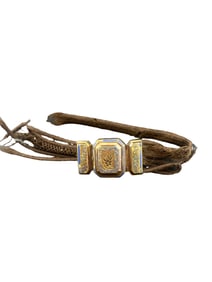 Victorian 14K? Gold Hair Mourning Jewelry Bracelet