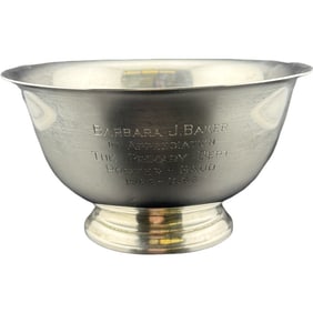 Paul Revere Reproduction International Sterling Bowl - From Charleston Family Estate
