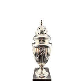 Antique Sterling Silver Udall & Ballou Muffineer Sugar Shaker
