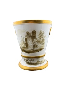 Spode Cache Pot and Stand Rare Larger Size