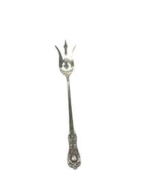 SSMC Sterling Silver Lettuce Fork mono
