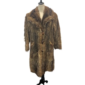 Vintage Jordan Marsh Company Raccoon ? Fur Jacket