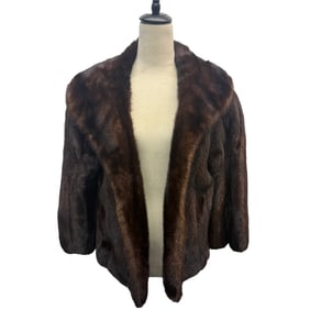 Vintage Bergdorf Goodman On The Plaza New York Mink Fur Coat