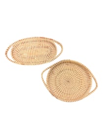 Set of 2 Sweetgrass Baskets