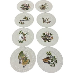 Alfred Meakin Audobons Birds Of America Salad Plates - Set of 8