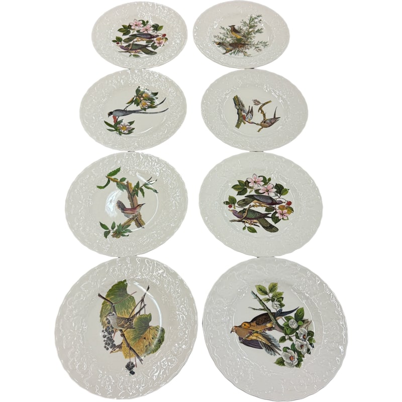 Alfred Meakin Audobons Birds Of America Salad Plates - Set of 8 (1 of 6)