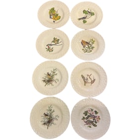 Alfred Meakin Birds of America Audobon Dinner Plates - Set of 8