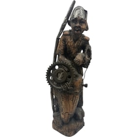 Haitan Sculpture Made From Recycled Metal by Jean Camille Nasson