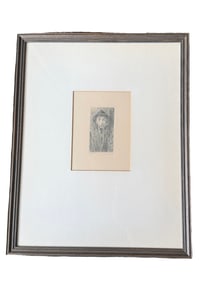 Self Portrait Etching by Raphael Soyer 58/85
