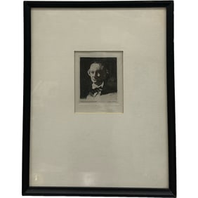 Edouard Manet Etching of Charles Baudelaire (French, 1832-1883)