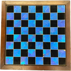 Vintage Chess Board Butterfly Wing