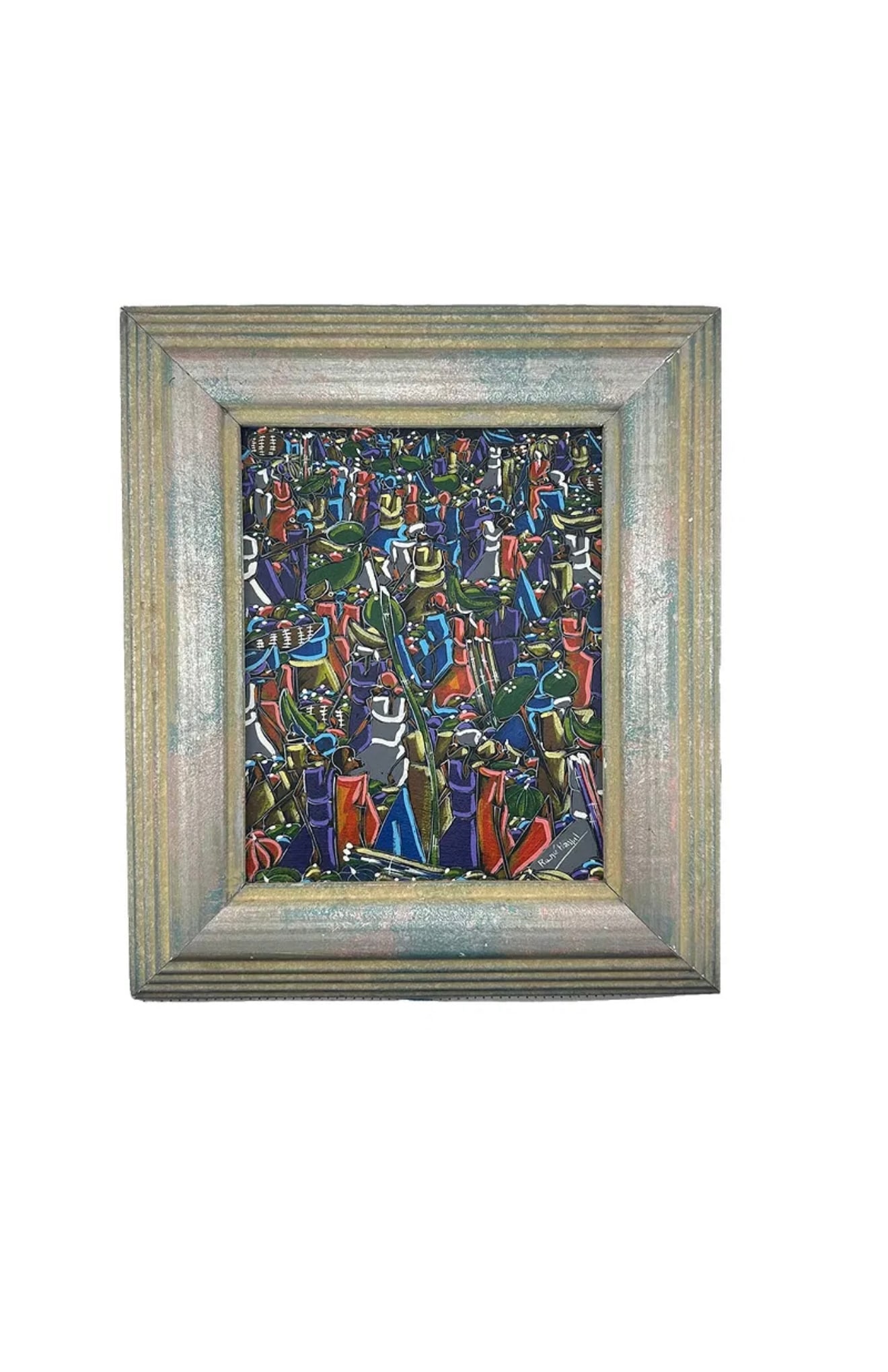 RENE HASPIL Signed Oil Painting: PLEASE READ: If you win this item, please select self arranged for in house shipping when paying invoice RENE HASPIL Signed Oil Painting From the Charleston Living Estate of Betsy Havens 15"x12.5"