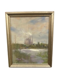 Beautiful Jose Trulijo Oil on Board