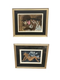 Pair of Juan Alcazar- Signed Prints