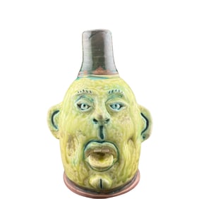 Jeri Burdick Pottery Face Jug