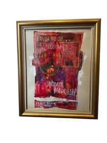 Original Painting by Charleston Artist William Halsey Mixed Media on Paper