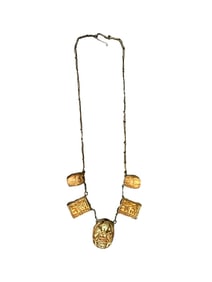 1920s Vintage Scarab Revival Necklace