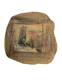 Beautiful Ceramic Plate Pottery by Charleston Artist Nina Liu