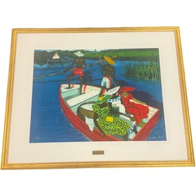 Very Large Jonathan Green " Escorting Ruth " Lithograph 237/250