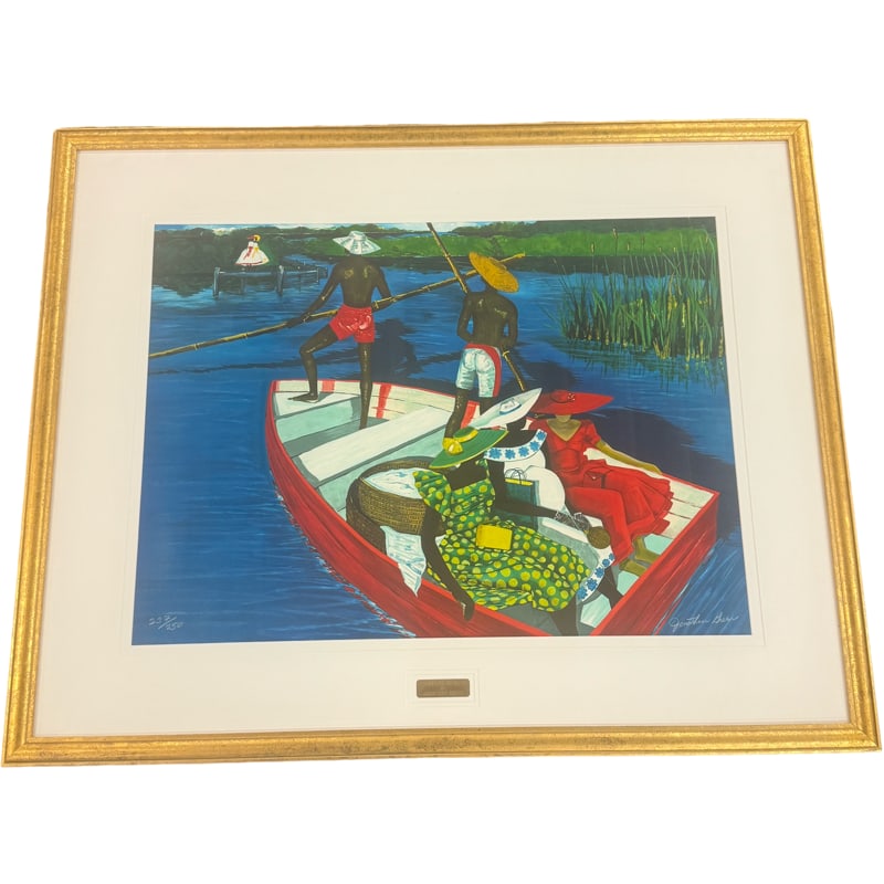 Very Large  Jonathan Green " Escorting Ruth " Lithograph 237/250 (1 of 10)