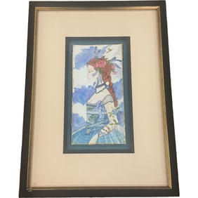 Original Martha Elizabeth Ferguson Watercolor Painting "Bianca"