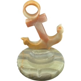 Anchor Onyx Stone Ashtray