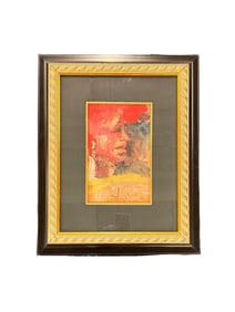 Original Framed and Signed Piece by Unknown Artist