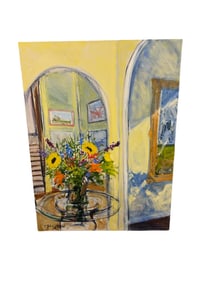 Large William Jameson (b. 1944), Signed painting on Canvas