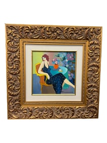 "Absolute Grace" by Itzchak Tarkay Signed Serigraph on Canvas