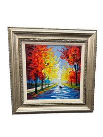 "River Drift" by Slava Ilyayev Signed and Framed Serigraph