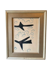 "Two Birds" by Georges Braque Original Lithograph 1961