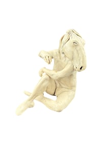 Charleston Artist Aggie Zed Bisque Pottery Figurine