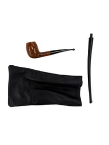 Northern Briars Handmade in England Pipe with Bag and Pipe Extension