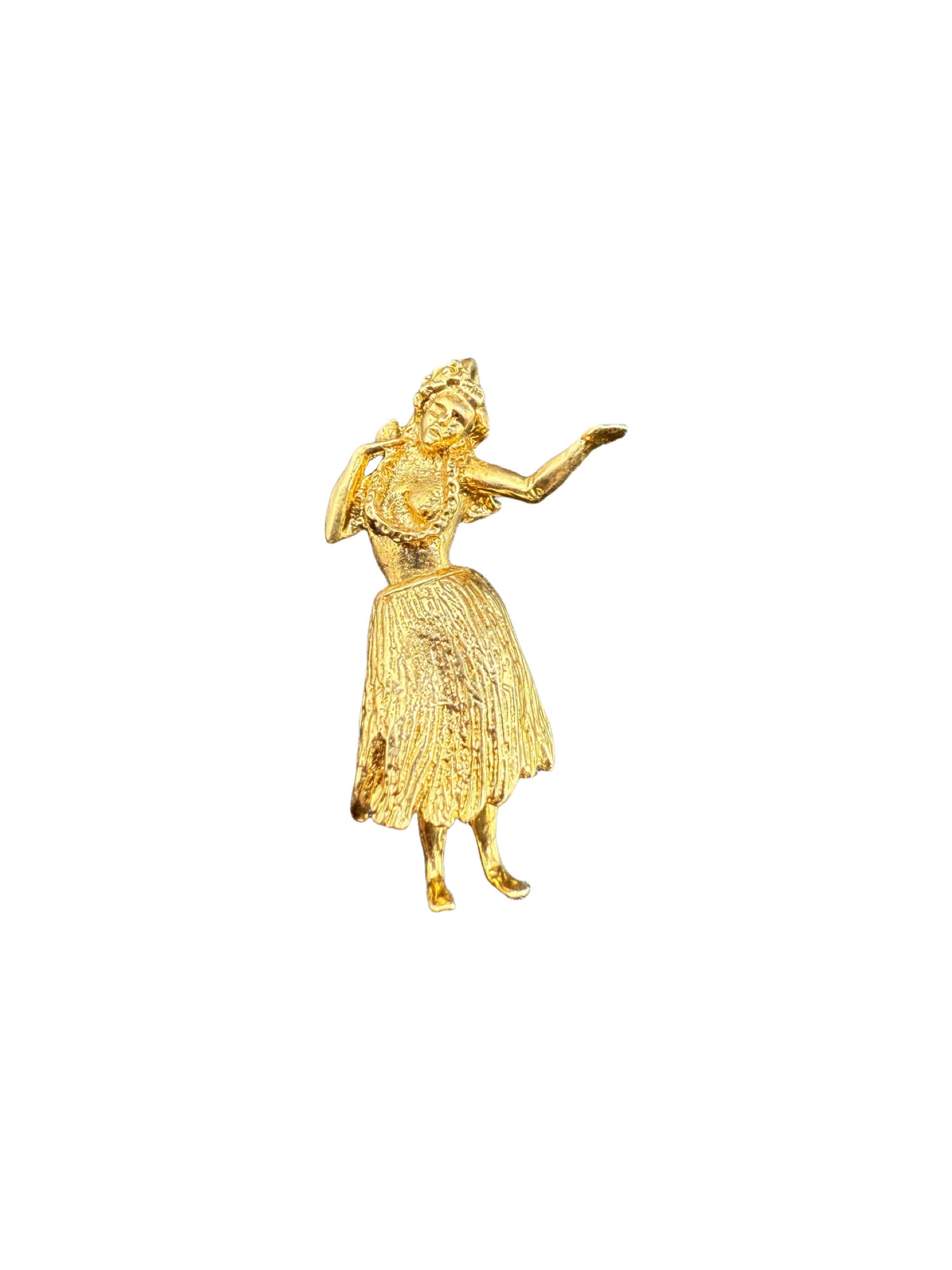 14k Gold Moveable Hula Dancer Pendant (1 of 4)