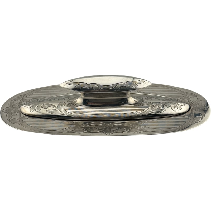 Antique Alvin Sterling Silver Nail Buffer: PLEASE READ: If you win this item, please select self arranged for in house shipping when paying invoice Antique Alvin Sterling Silver Nail Buffer 7"L x 2.5"W 152 grams