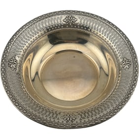 Matthews Company Sterling Silver Pierced Bowl