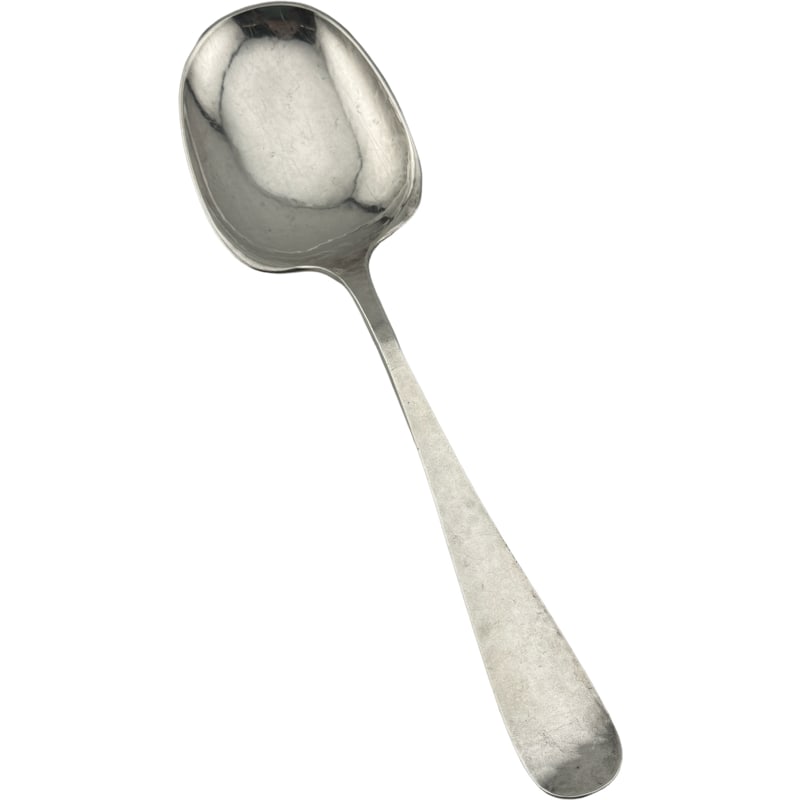 Kalo Sterling Silver Hammered Pudding Serving Spoon: PLEASE READ: If you win this item, please select self arranged for in house shipping when paying invoice Kalo Sterling Silver Hammered Pudding Serving Spoon 9" 100 grams