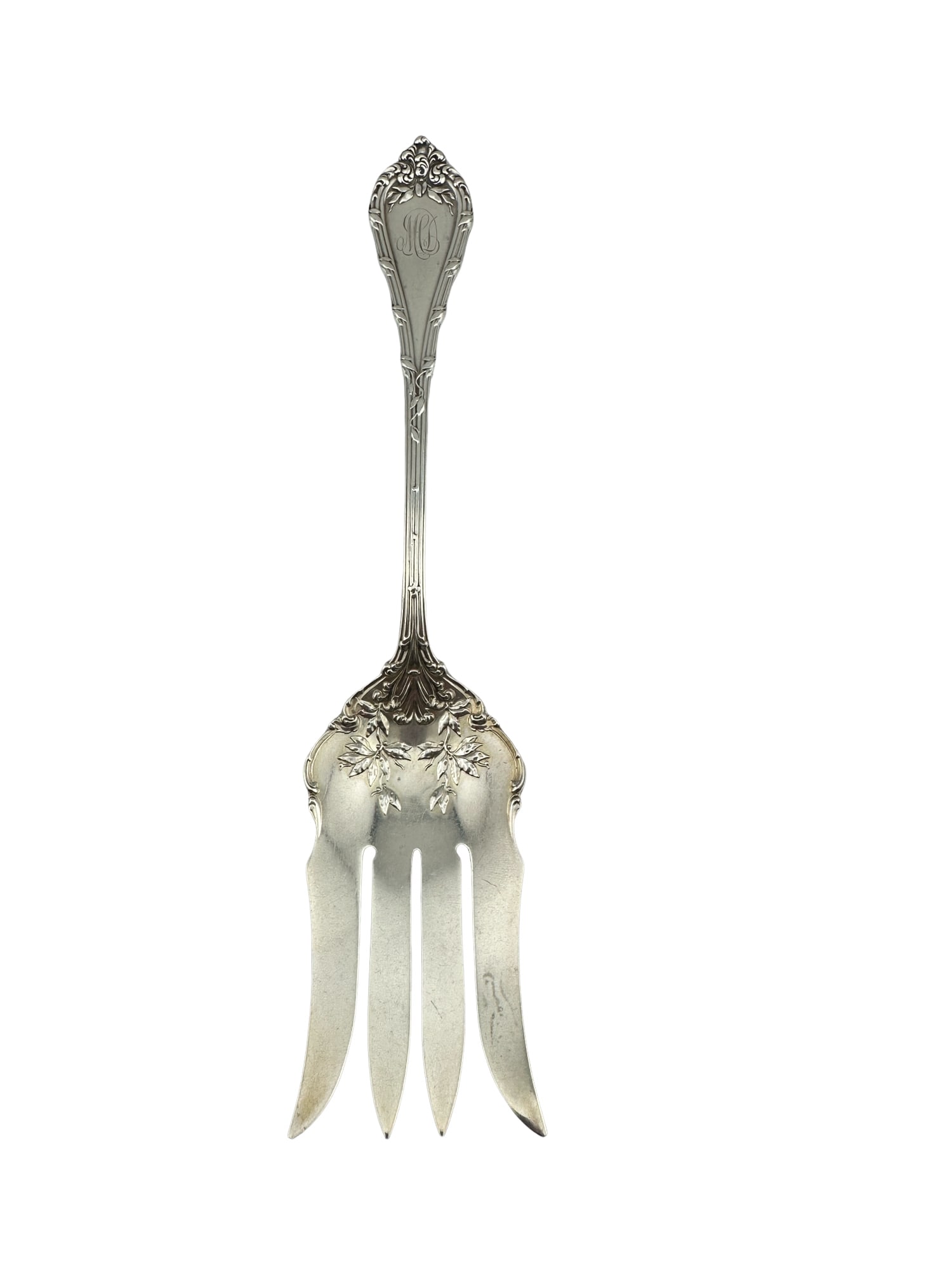 Durgin Madame Royal 9" meat fork--86.9 grams-: PLEASE READ: If you win this item, please select self arranged for in house shipping when paying invoice Durgin Madame Royal 9" meat fork--86.9 grams