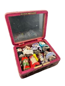 Original Fur Toys Made in West Germany Set of 8 Mice