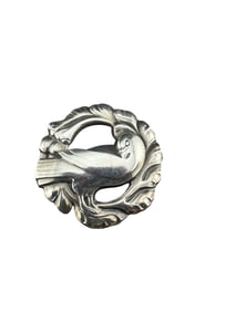 George Jensen Dove Sterling Silver Brooch, Denmark