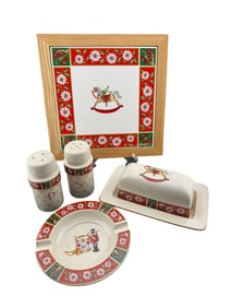 Charlton Hall by Kobe Vintage Christmas China with Original Boxes