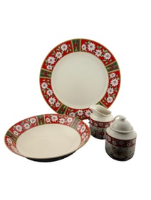 Charlton Hall by Kobe Vintage Christmas China with Original Box