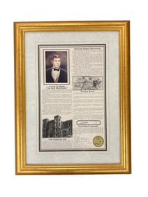 1995 "The Real Rhett Butler" Article Signed by E. Lee Spence with Real Civil War Artifact