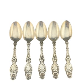 Whiting Sterling Silver Lily Spoons