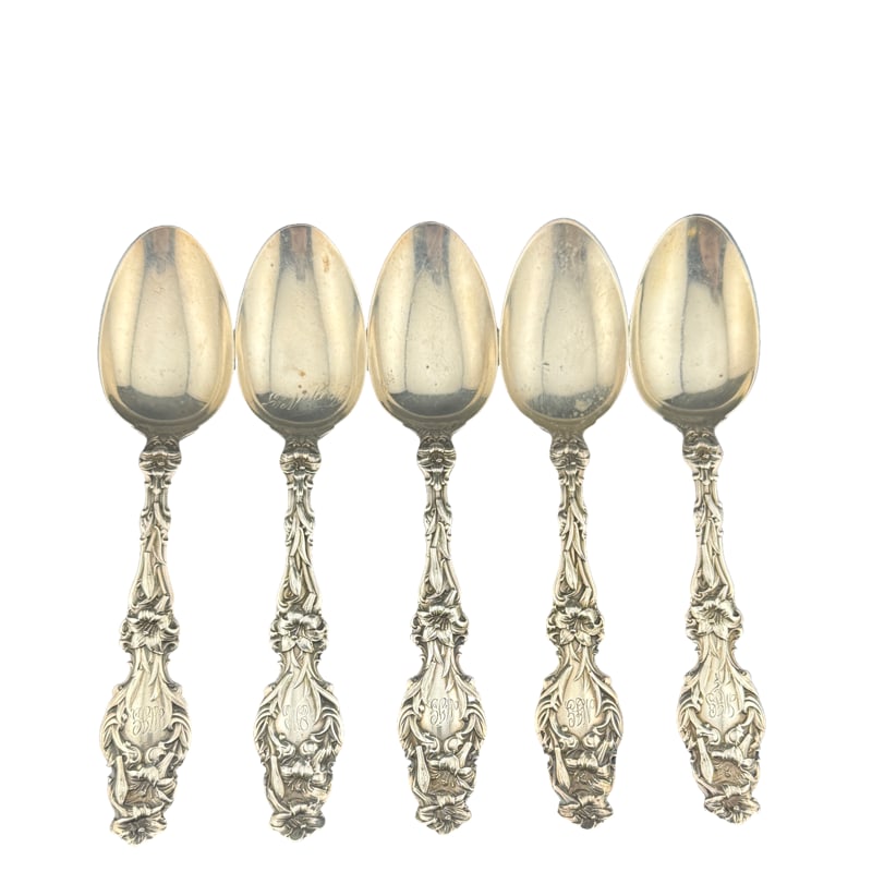 Whiting Sterling Silver Lily Spoons (1 of 3)