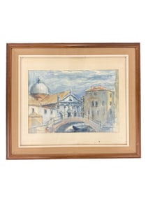 "Venice Magic" by Robert Doney Signed and Framed Watercolor