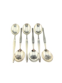 Christofle France Silverplate Spoons Set of 6